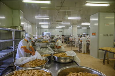 2021年上海玉佛禅寺净素月饼开炉洒净，正式投产——蜜饯生产开启新篇章